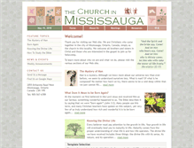 Tablet Screenshot of church.mississauga.on.ca